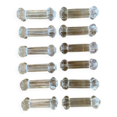 Antique glass knife rests