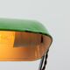 Vintage Art Nouveau Green Metal Industrial Table Lamp