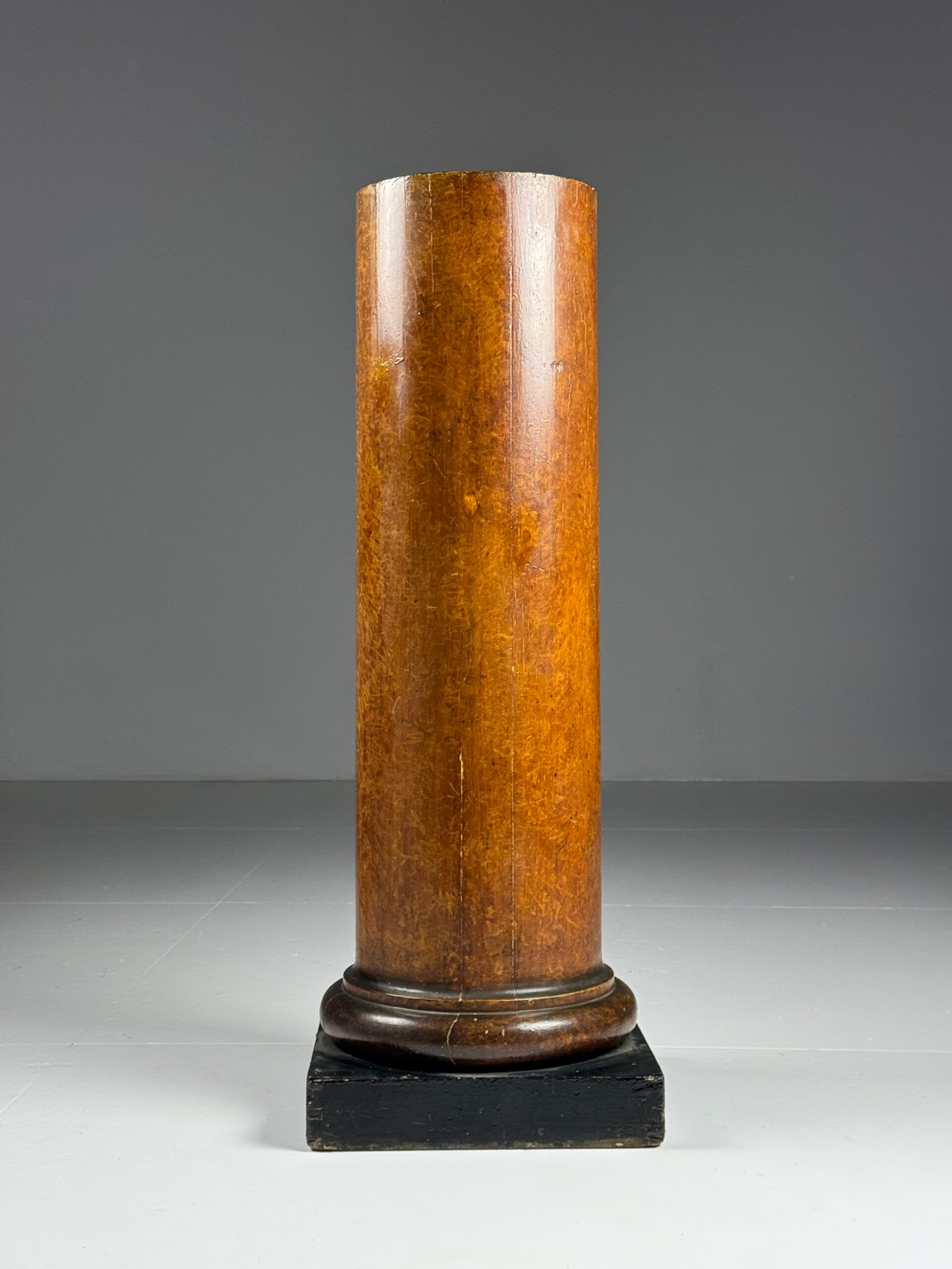 Faux bois column 19th century