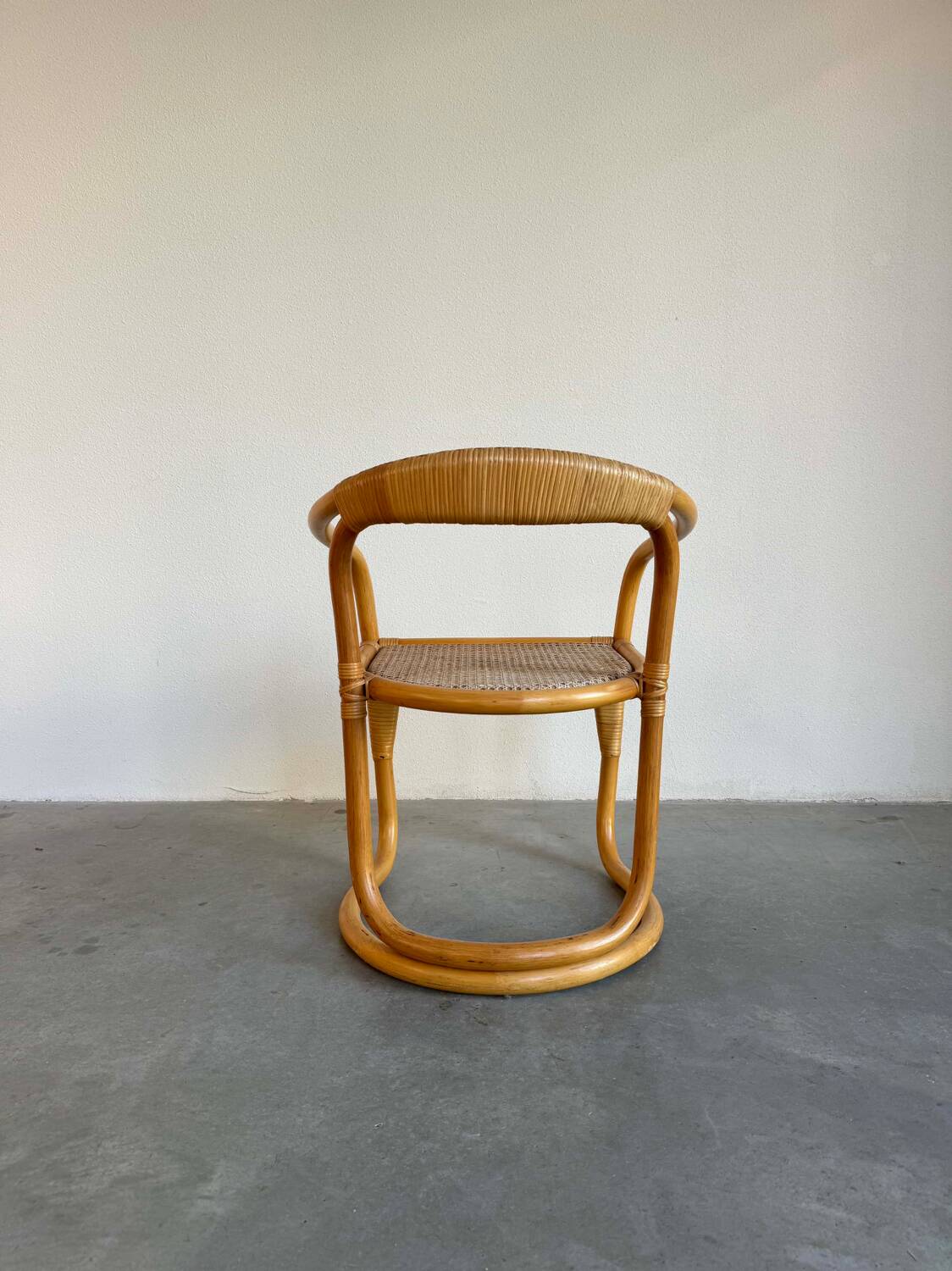 Chaises en bambou vintage