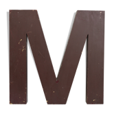 Metal letter