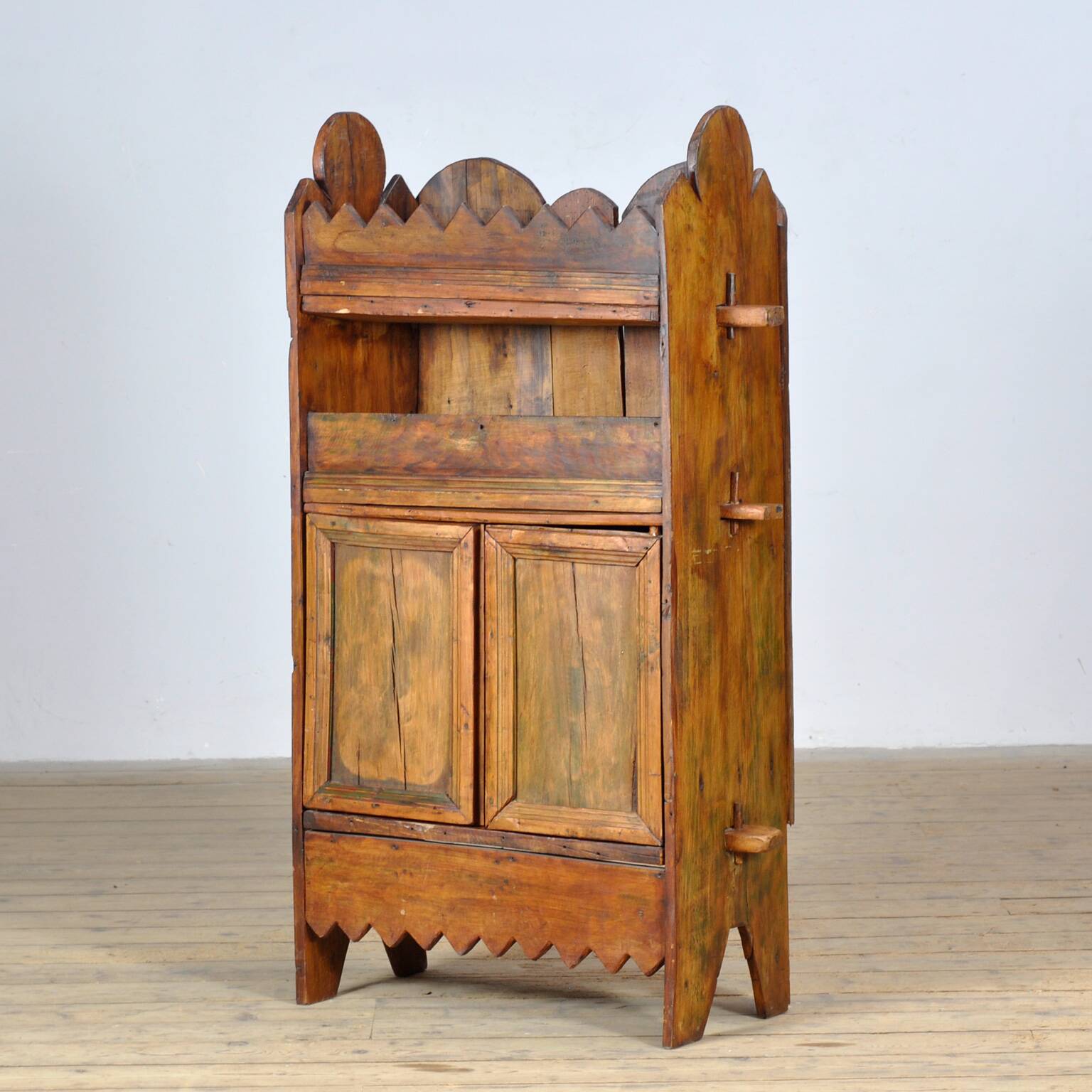 Beech Wabi Sabi cabinet, circa 1800