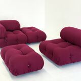 Canapé modulable Camaleonda Bordeaux par Mario Bellini pour B&B Italia