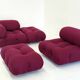 Camaleonda Modular Sofa in Bordeaux by Mario Bellini for B&B Italia