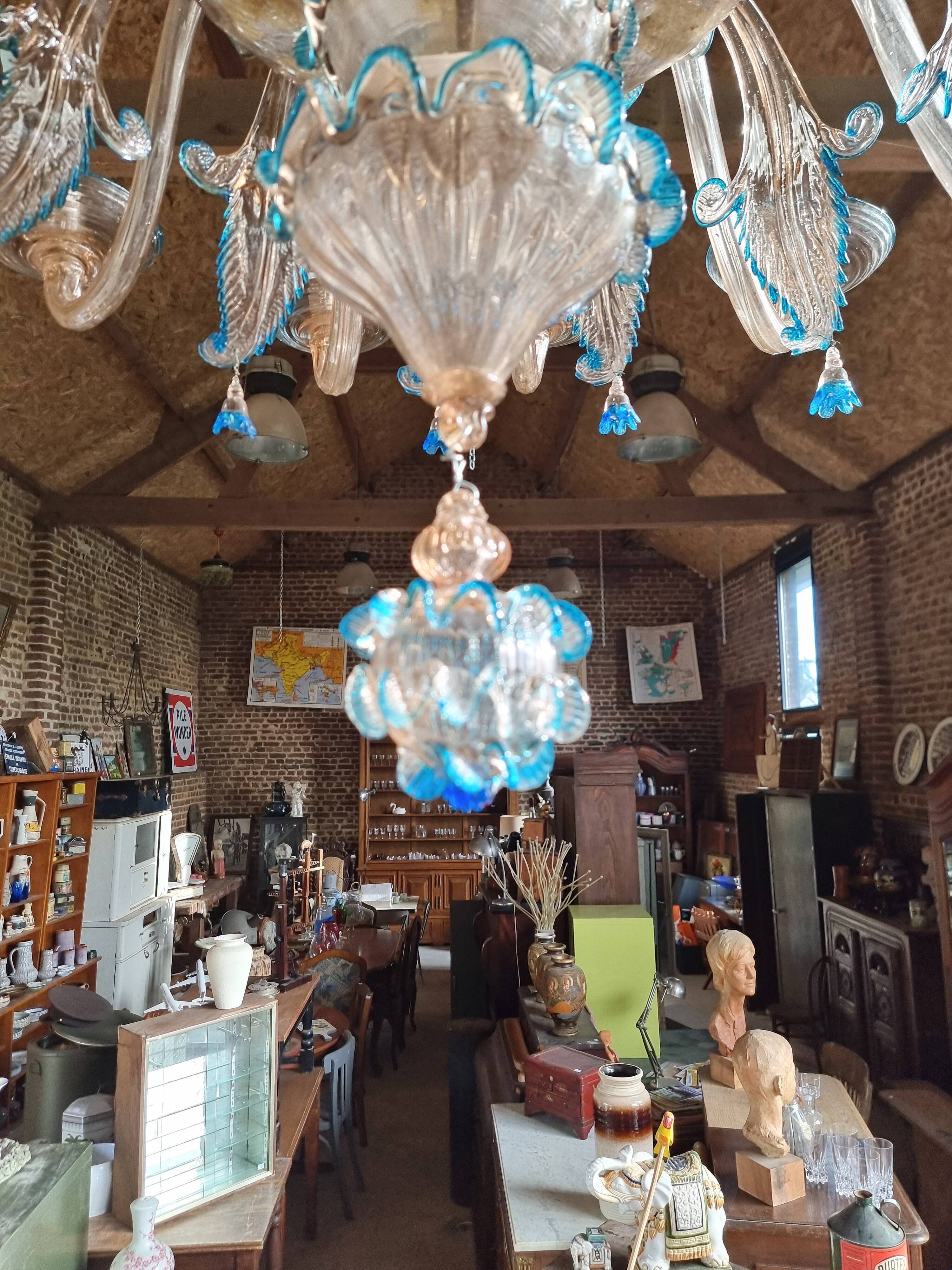Murano glass chandelier
