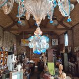 Lustre en verre de Murano