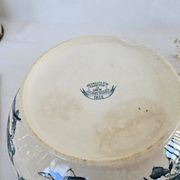 Soupière ancienne Gien Iris Terre de Fer