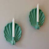 Paire d'appliques suédoises en céramique du milieu du siècle par Eva Jancke Björk