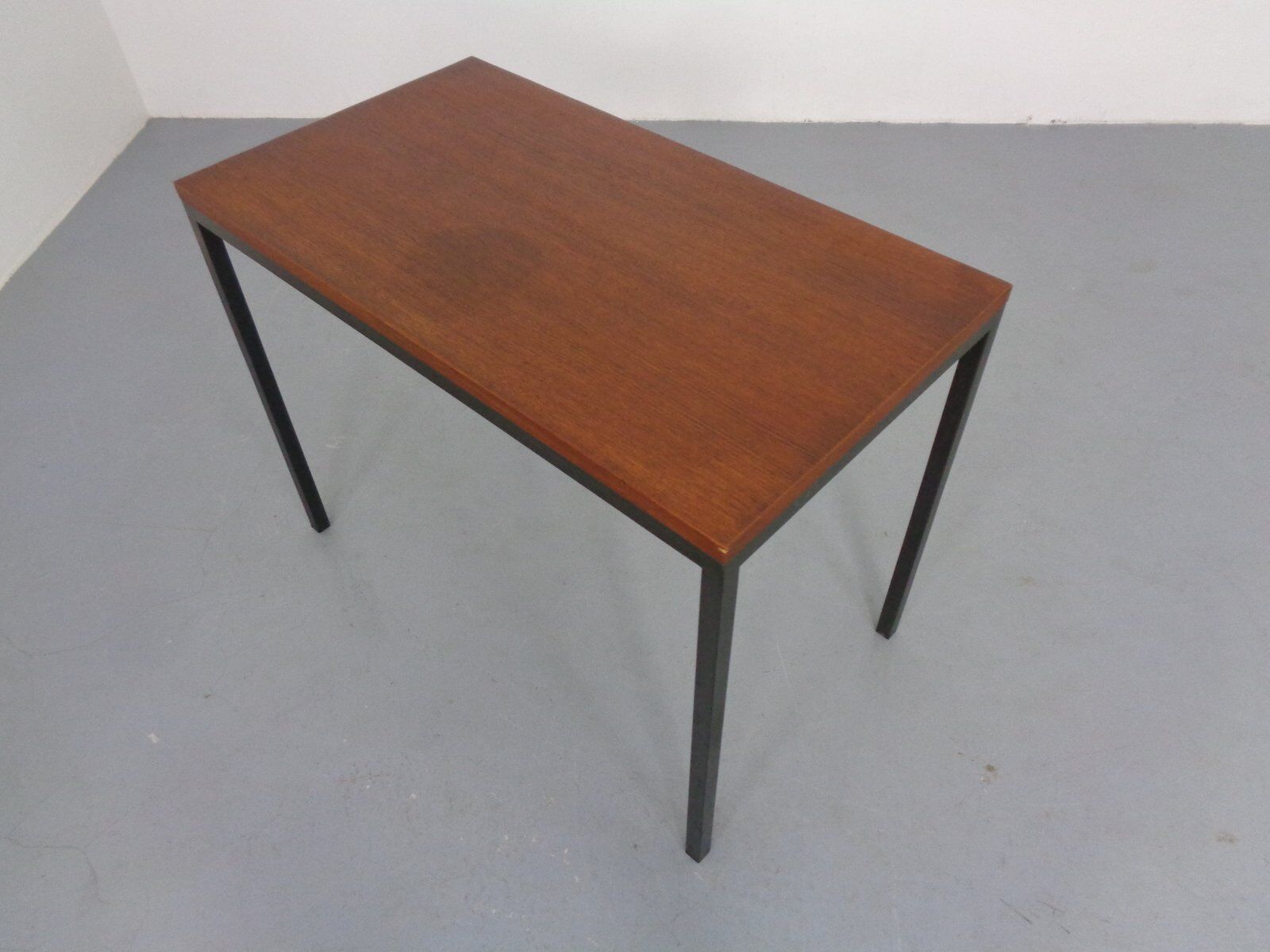 Vintage Teak and Steel Desk, Denmark, 1960s