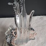Art Deco crystal basket