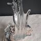 Art Deco crystal basket