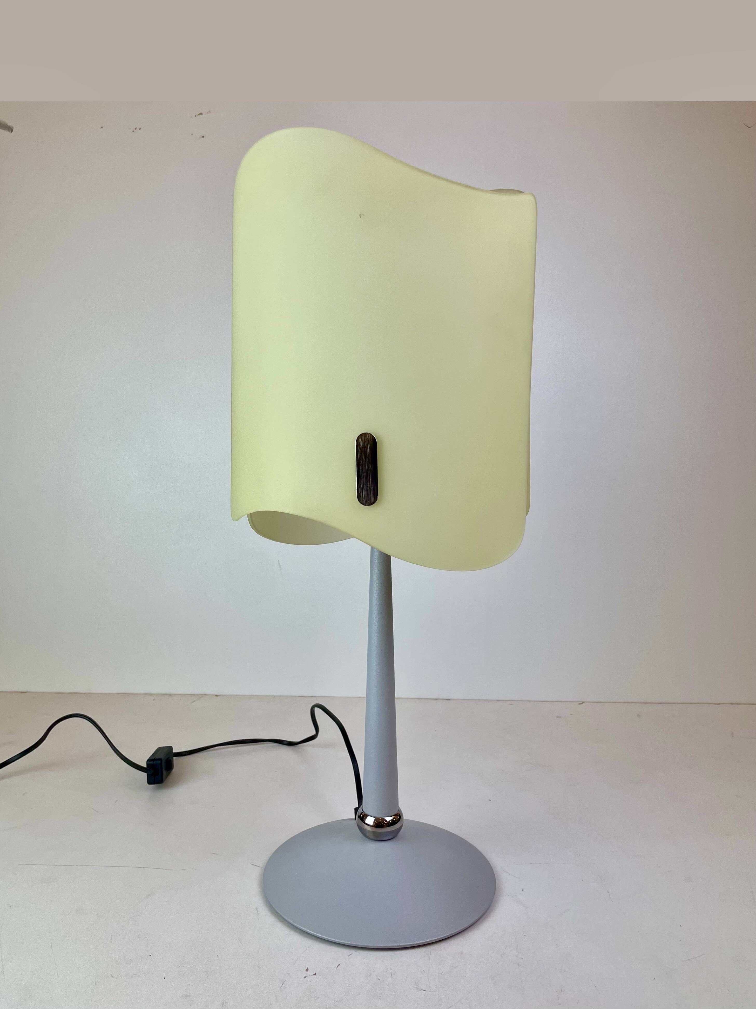Italian Opaline Table Lamp, 1990s