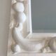 Unique decorative plaster mirror with fruit decorations