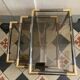 Set of 3 80s nesting tables