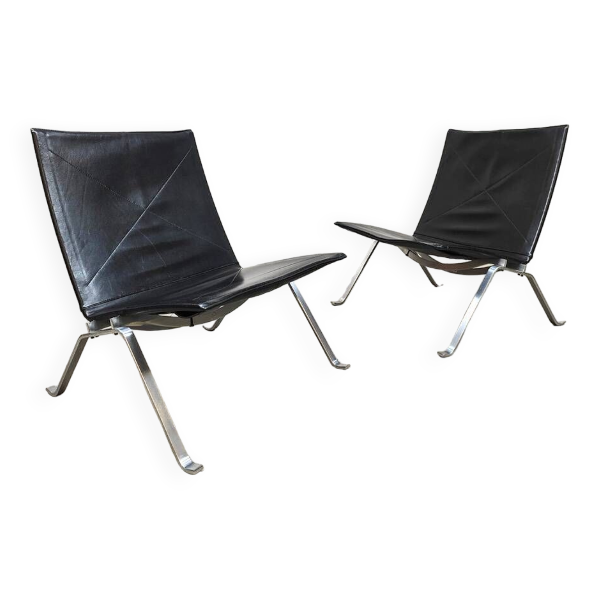 Danish vintage lounge chair PK-22 Poul Kjærholm Fritz Hansen