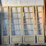 Interior doors with small panes, circa 1900