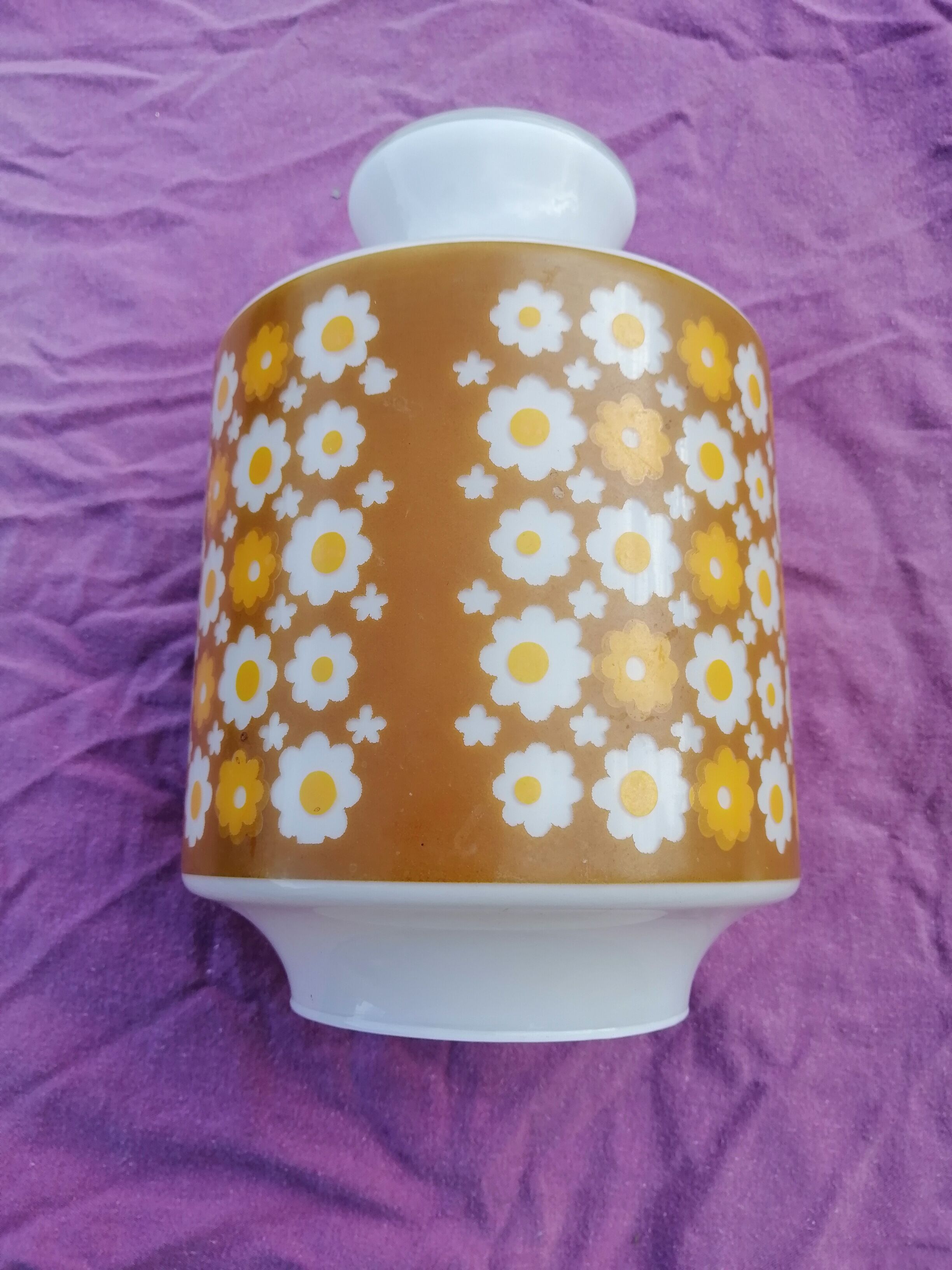 Vintage arcopal lampshade year 1970