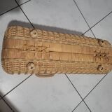 Rattan and wicker suitcase