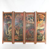 Set of 4 wall panels