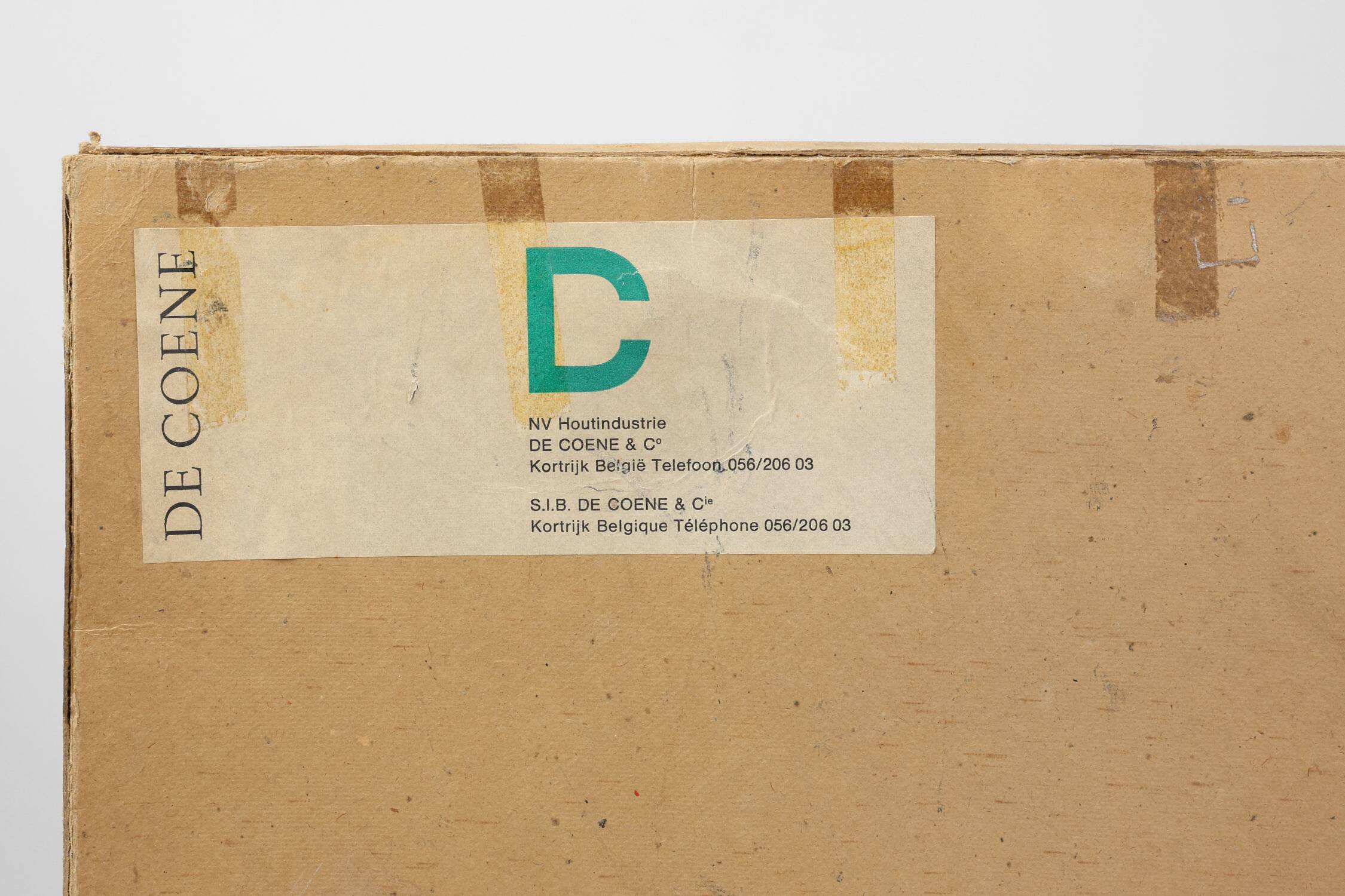 De Coene Chess Set With Original Box Attr. to Christophe Gevers, Belgium