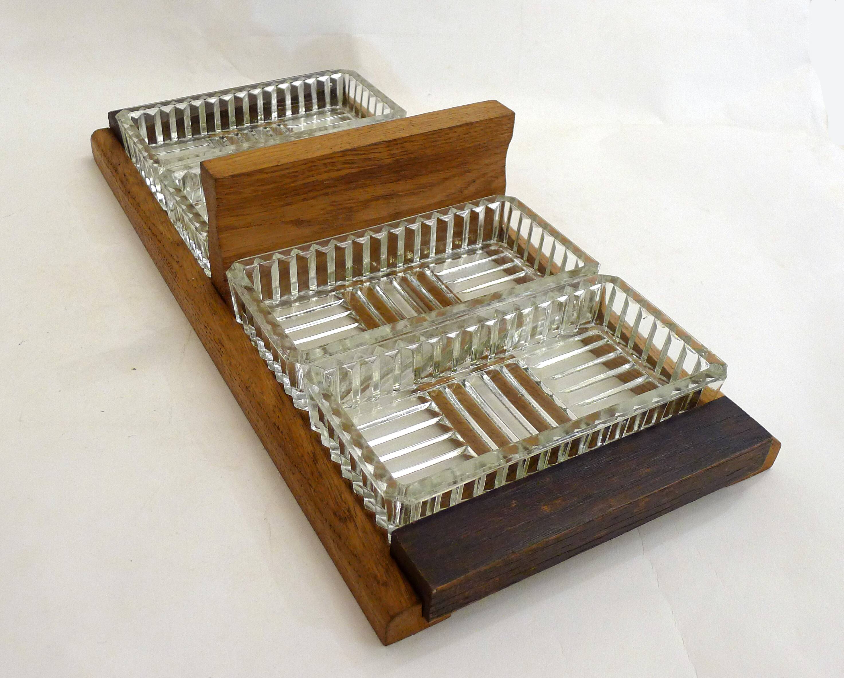 Art Deco mid-century aperitif platter