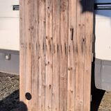 Old wooden barn gate