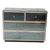 Commode design Michel Pigneres miroirs