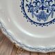 Flat plate Gien model Rouen blue – classic decor