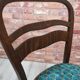 Chaises de salle à manger art déco rénovées