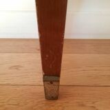 Small vintage bedside cabinet with compass legs