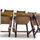 four Victorian dining chairs