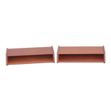 Danish design teak wall shelves aksel kjersgaard