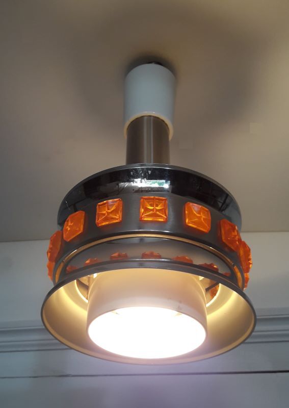 Pair of vintage chandeliers 1970