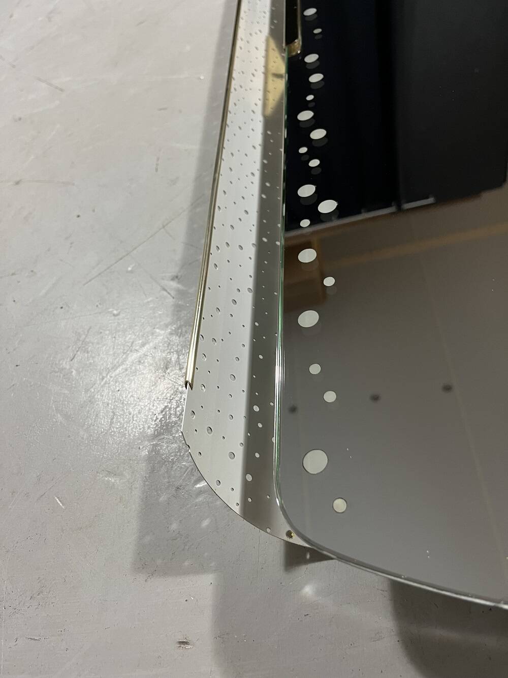 Ernest Igl illuminated mirror for Hillebrand Germany