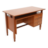 Teak desk with drawers, 1960s