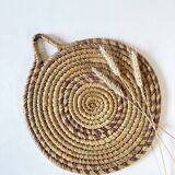 Woven rye trivet