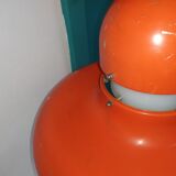 Orange suspension lamp