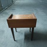 Scandinavian teak bedside table (2 available)