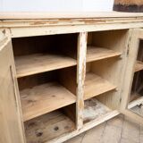Wooden sideboard 3 doors early 20th