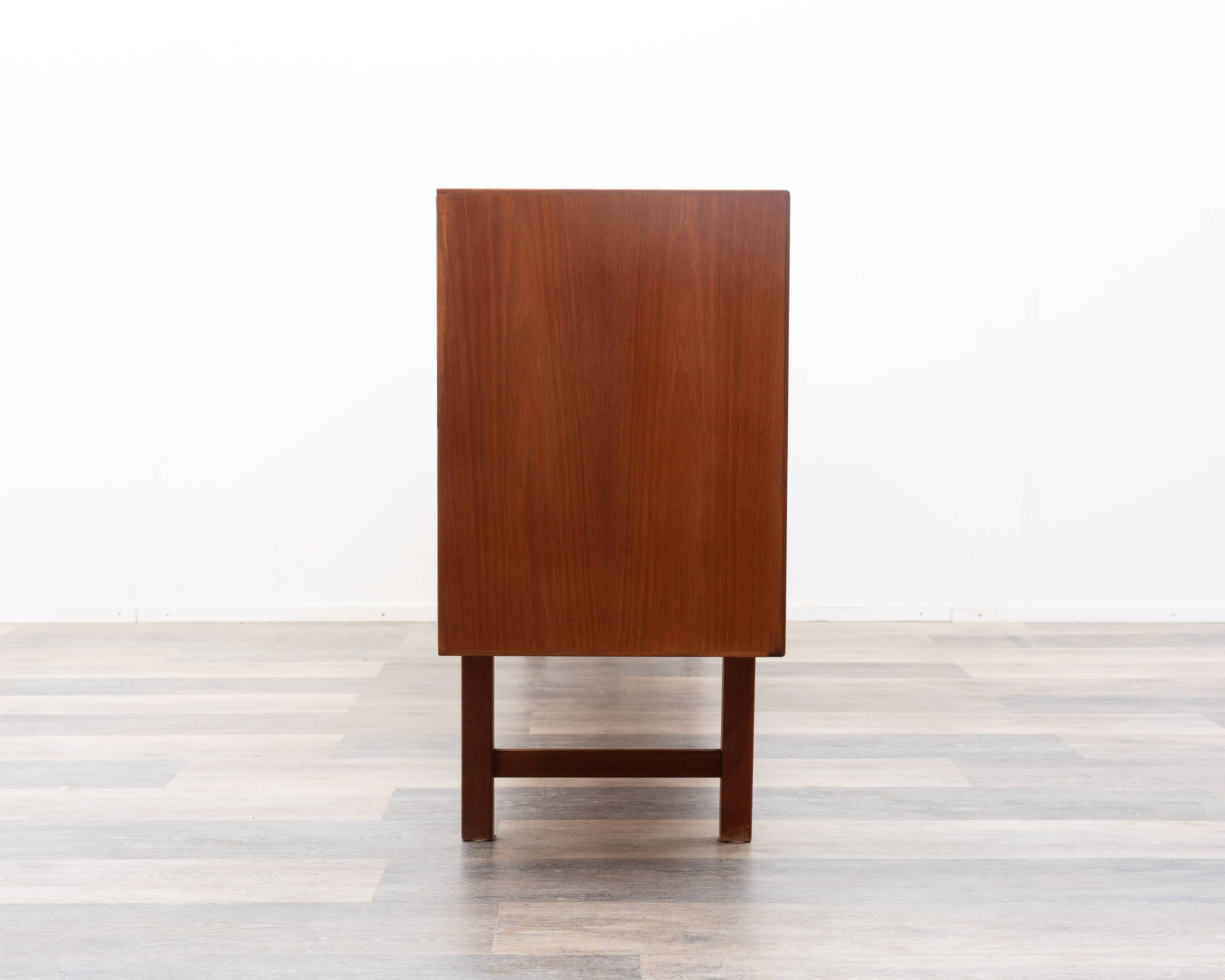 1960s teak sideboard. Manufacturer: Ulferts, Tibro Sweden, restored