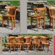 10 luterma bistro chairs 50s