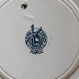 4 vintage deep plates in ironstone, Morocco model - Moulin des Loups