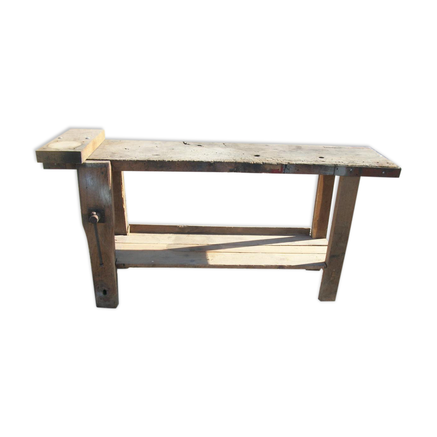 Oak and coniferous workbench