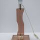 Mid-century Moden Italian Plexiglass and Silver Table Lamp, 1970s