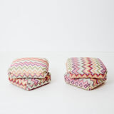 Pair of poufs