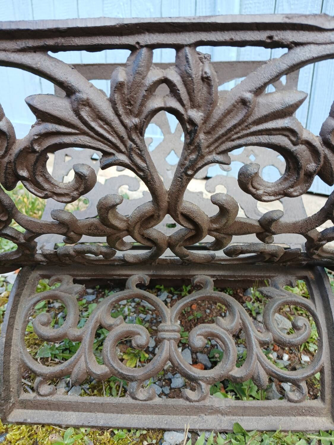 Cast iron magazine rack / wood log rack