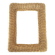 Miroir rotin vintage 1960