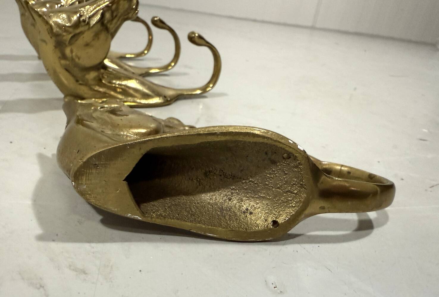 Brass horses coat hooks 1960’s, set of 4
