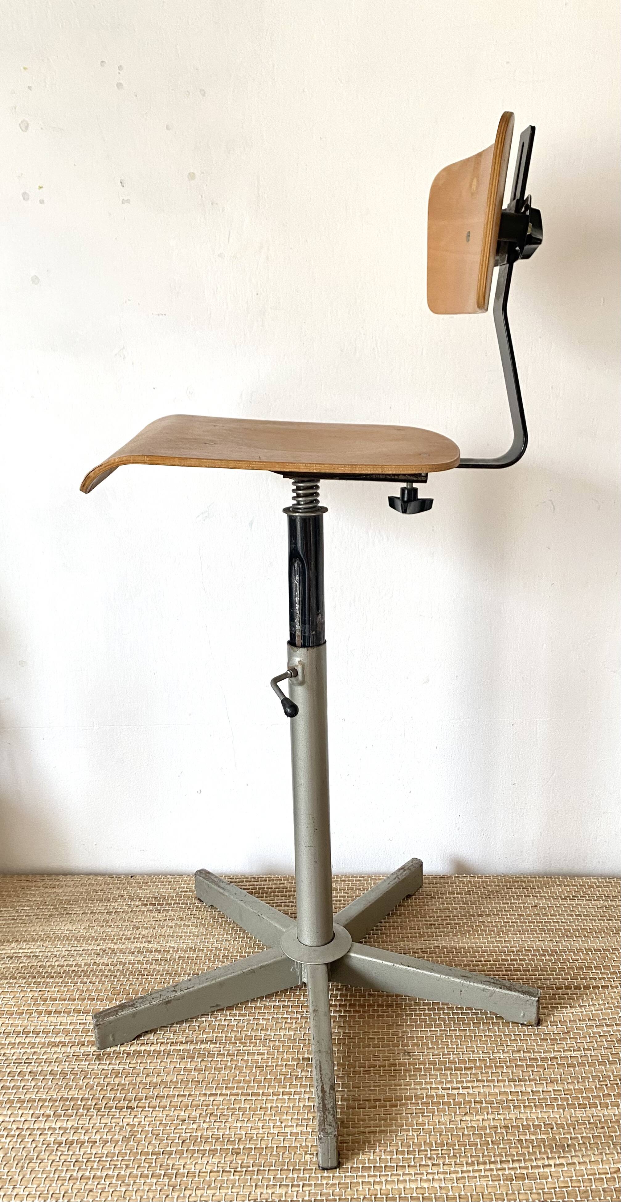 Vintage industrial workshop chair