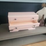 Small art deco wooden chest of drawers